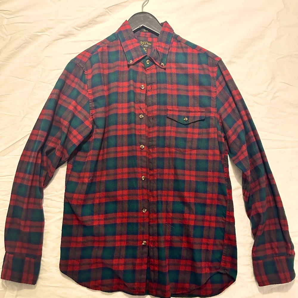 J.Crew men’s medium cashmere blend shirt
